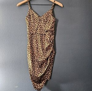 Iris • Leopard Print Slip Dress